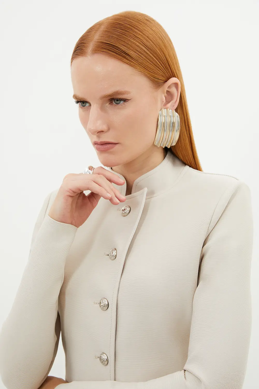 Stone Mandarin Jacket